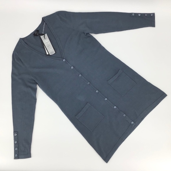 Yest Yaella Thigh Length Cardigan with Pockets, 8 - Picture 10 of 16